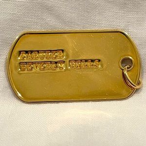 CARTIER  18 K  DOG TAG “RARE”